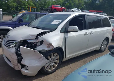 2015 Toyota Sienna Limited 7 Passenger from USA, damaged, VIN 5TDYK3DC8FS573348